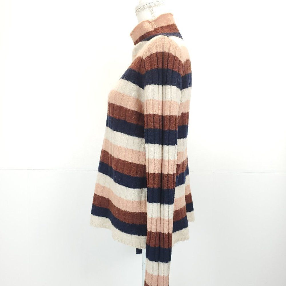 Madewell Color Block Striped Evercrest Turtleneck… - image 8